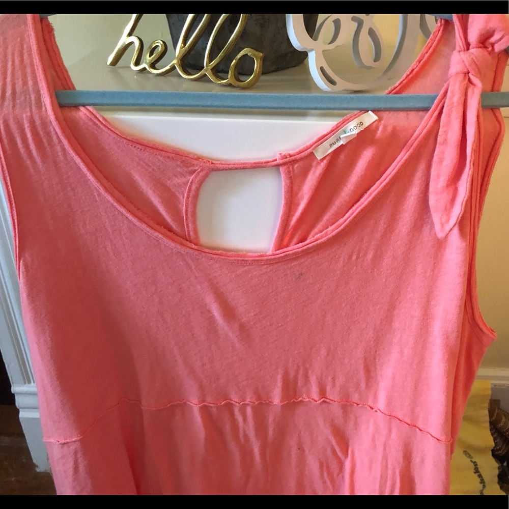 Anthropologie Pure and Good” top .Beautiful color